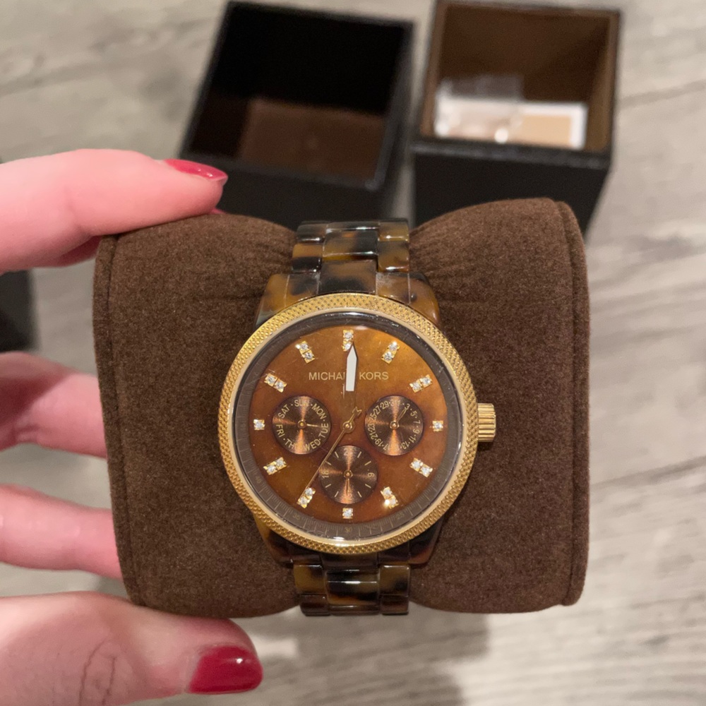 Tortoise MK women’s watch